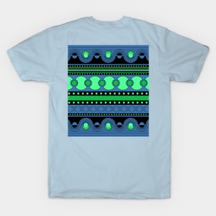 Geometrical ornament in rows T-Shirt